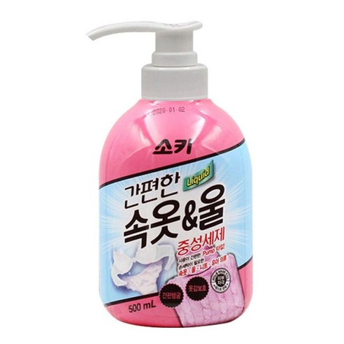 무궁화 소키 속옷앤울 중성세제 500ml, 1개