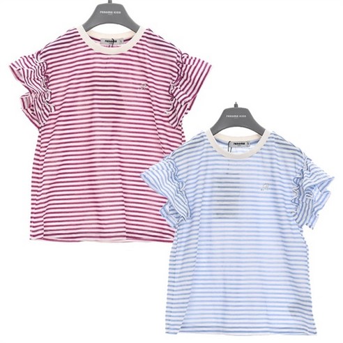 레노마키즈 GD01 스트라이프 날개티셔츠 R2222T168