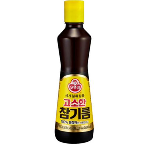 오뚜기 고소한 참기름 병, 320ml, 1개