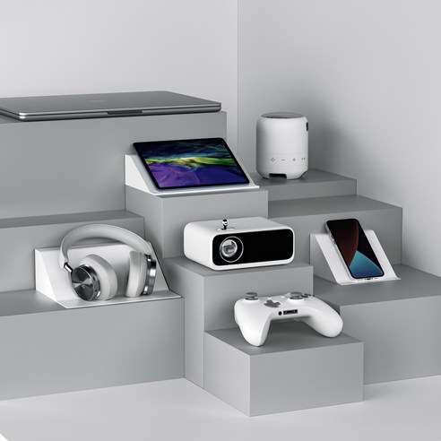 집에서나 외출 시나 선명한 이미지와 몰입적인 오디오를 제공하는 휴대성 뛰어난 스마트 프로젝터