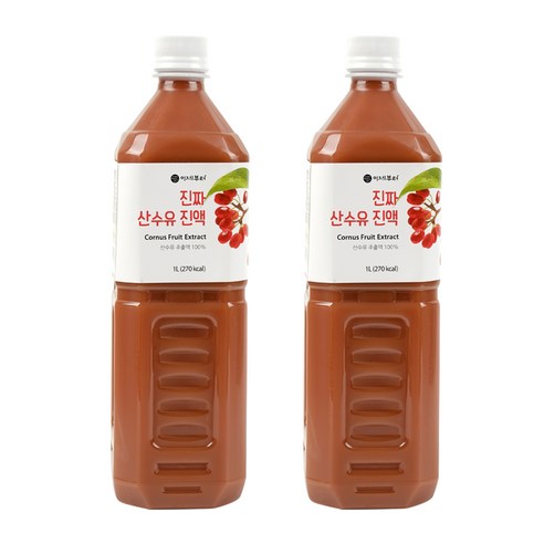 이제부터 진짜 산수유 진액, 1L, 2개