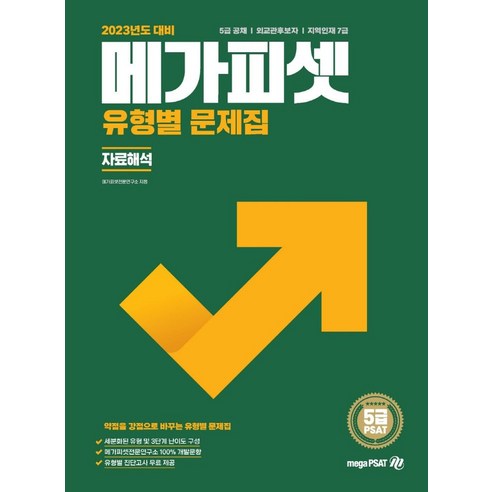 2023 5급 PSAT 유형별 문제집: 자료해석:5급 공채 | 외교관후보자 | 지역인재 7급 선발, 메가피셋