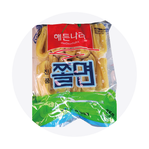 해든나라 진품 쫄면 2kg, 1봉