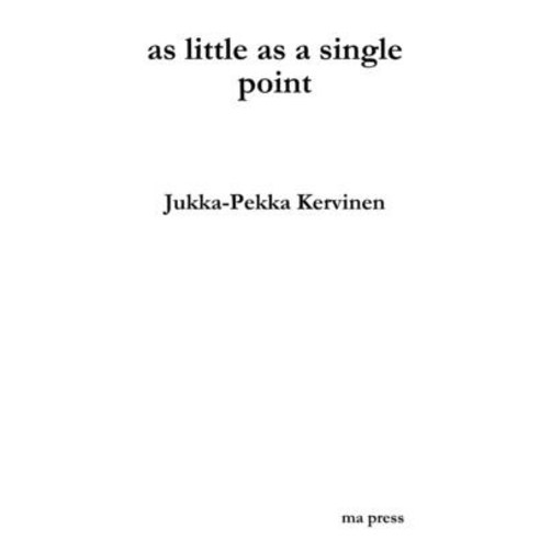 (영문도서) as little as a single point Paperback, Lulu.com, English, 9781387837311