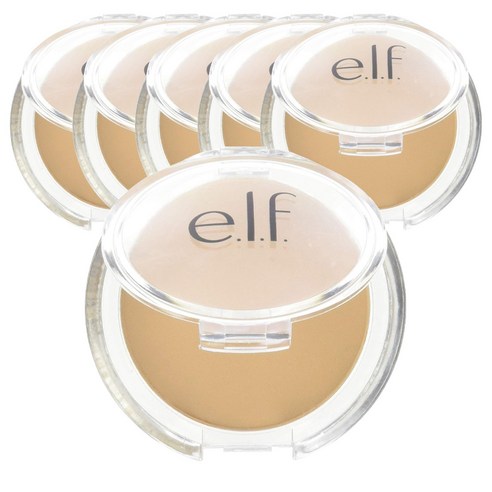 elf 프라임 앤 스테이 피니싱 파우더 5.0g, Light/Medium, 6개