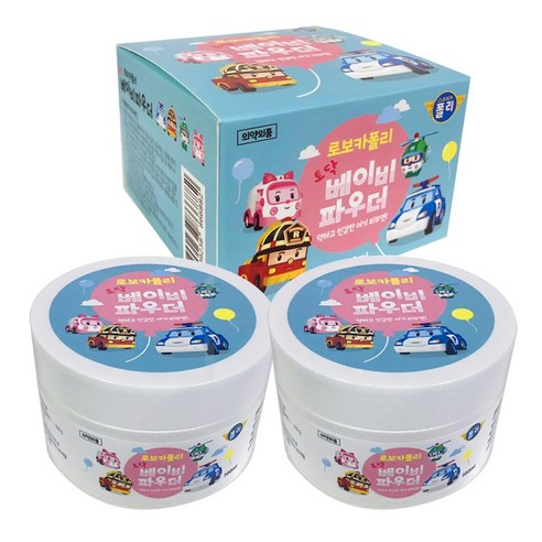 삼현 로보카폴리 무석면 베이비파우더 100g x 8통(1BOX), 8개