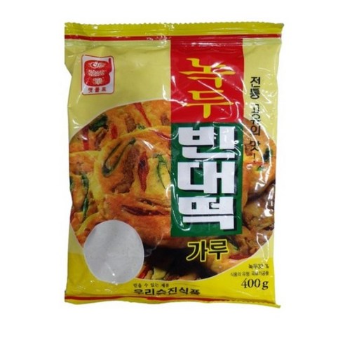 우리승진식품 녹두 빈대떡가루 맷돌표, 400g, 16개