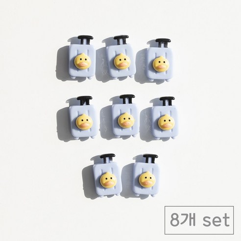 84x84 인테리어 냉장고 자석 마그넷, 캐리어오리8p