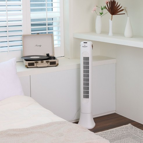 날개 없는 선풍기의 혁명: EUR0 리모컨 슬림형 타워팬