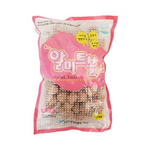 (냉동)성원알미트볼 1kg, 1개