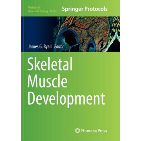 (영문도서) Skeletal Muscle Development Paperback, Humana, English, 9781493984411