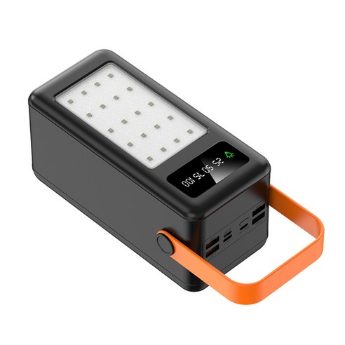 급속충전 28x18650 파워뱅크 케이스 듀얼 USB 휴대폰 충전 QC 3.0 PD DIY, black, 2