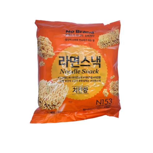 노브랜드 라면스낵 치킨향, 25g