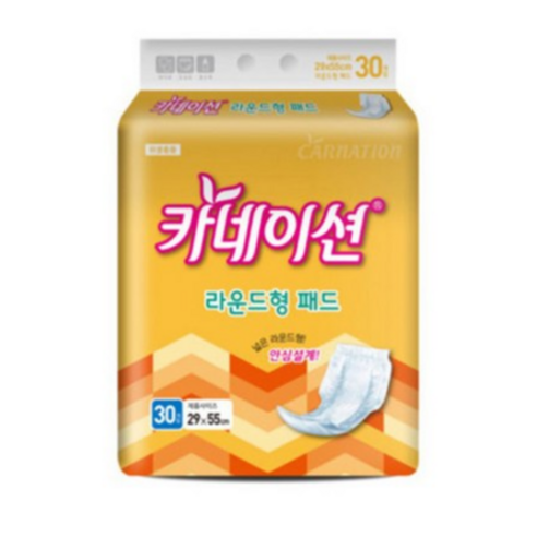 카네이션 속기저귀 라운드형 240매 성인기저귀, 1box, 240개입