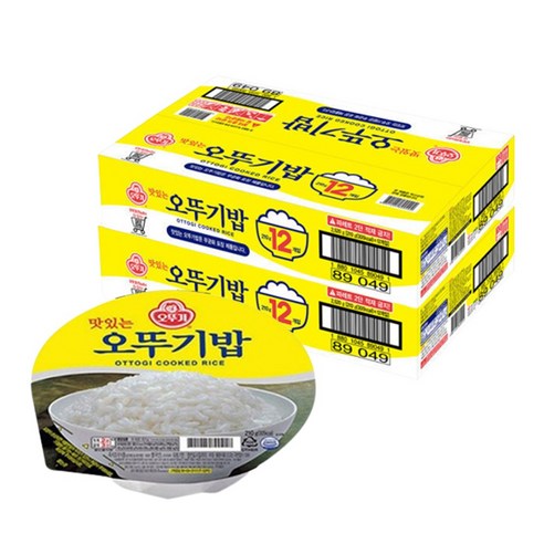 오뚜기 맛있는 오뚜기밥 210g x 한박스, 1개