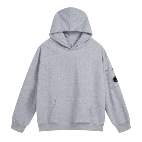 CP컴퍼니 남성 와펜 24SS 9007 베이식 후드 티셔츠