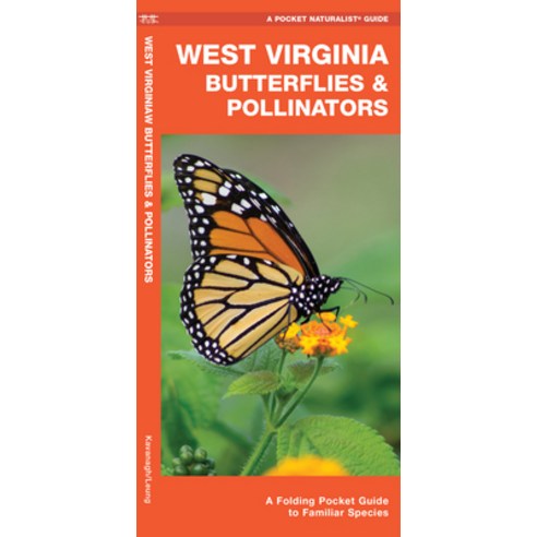 West Virginia Butterflies & Pollinators: A Folding Pocket Guide to Familiar Species Paperback, Waterford Press