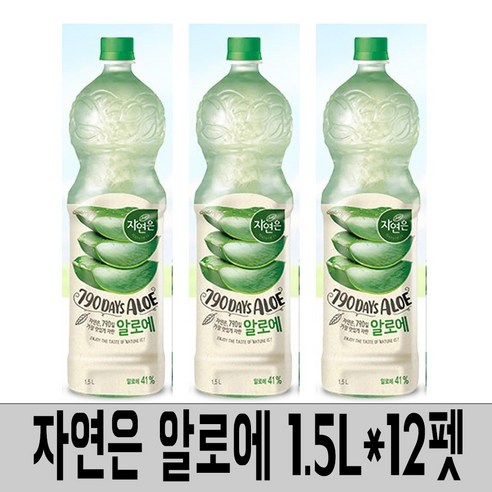 웅진 자연은 알로에 1.5Lx6펫, 상세페이지 참조, 6개, 1.5L