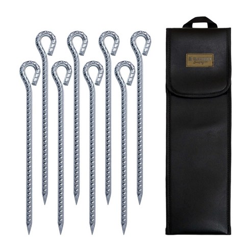 캠핑의 안전과 편리함을 책임지는 블랙벅 고강도 쇠말뚝