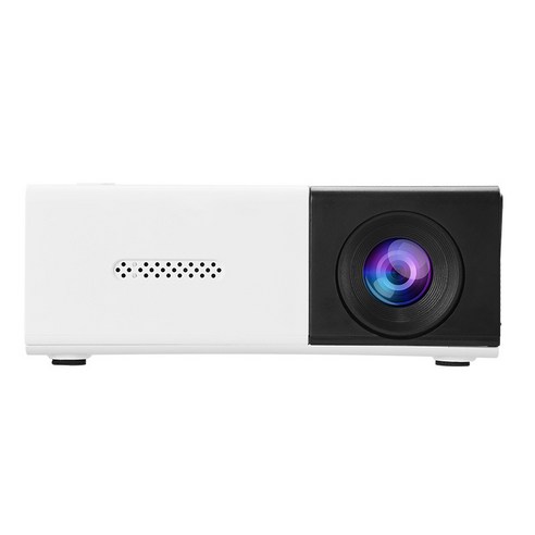 SorJar 미니빔프로젝터 USB 전원 지원 캠핑용 가정용 겸용 고화질 빔프로젝트 HDMI 유선 연결