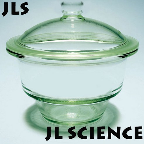 (JLS) 유리 데시케이터 150mm ~ 240mm 데시게이터 Desiccator (건조 보관) 중판포함, 240mm (중판포함)