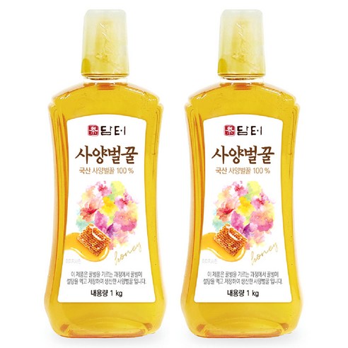 담터 사양벌꿀 1kg+1kg, 담터 사양벌꿀 1kg+1kg 사양꿀, 2개