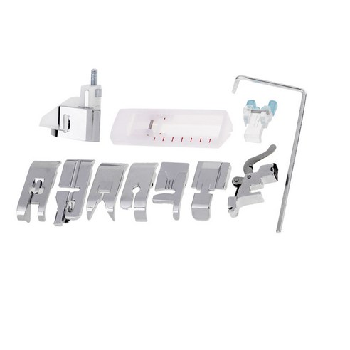 11pcs 전문 국내 재봉틀 노루발 세트 국내 도구, 슬리버, 스테인레스 스틸