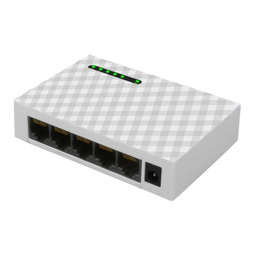 5 포트 데스크톱 1000 Mbps의 네트워크 스위치 기가비트 빠른 RJ45 이더넷 네트워크 스위처 LAN 허브 어댑터 - EU 플러그 전환, 하얀, 하나