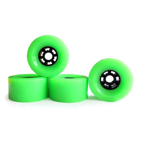 Retemporel 스케이트 보드 바퀴 78A PU 큰 충격 흡수 90X52mm 롱보드 타이어 모터 DIY 액세서리 그린, 녹색