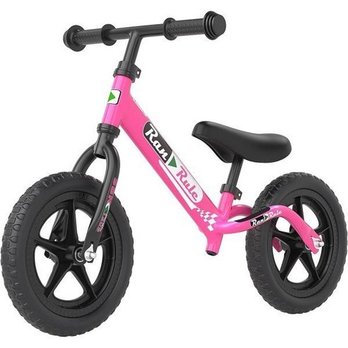 Royalbaby 로얄베이비 Ran Rule 18개월에서 5세 유아용 밸런스 바이크 무, Pink, Ranrule Balance Bike, 1개, Pink