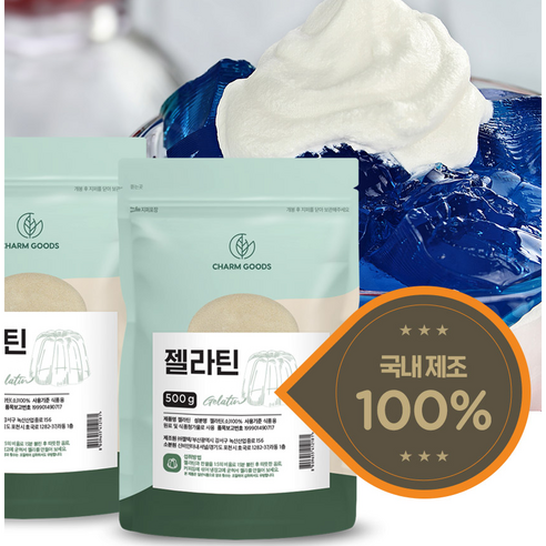 서 우 100% 젤라틴 분말 500g, 1개