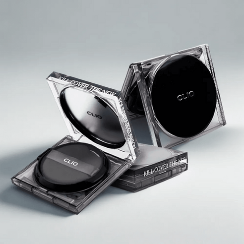 클리오 킬커버 더뉴 파운웨어 쿠션 [본품+리필] 쿠션팩트, 3.하이 글로우 쿠션, 02호 란제리, 1개