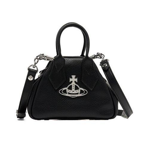 비비안웨스트우드 45030009 S000D N403PF 야스민 미니 리비건 그레인 토트백