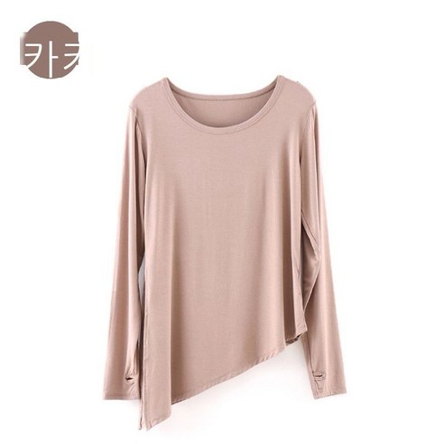 현대 무용 연공복 성인 무용 상의 여형체 예고 광장 무용 공연복 요가복 고전 무용복, S, 카키-긴팔