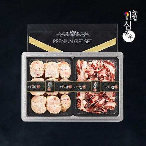 농협 [농협안심한우] 한우보신세트4호 한우꼬리반골2kg+한우우족2kg, 1