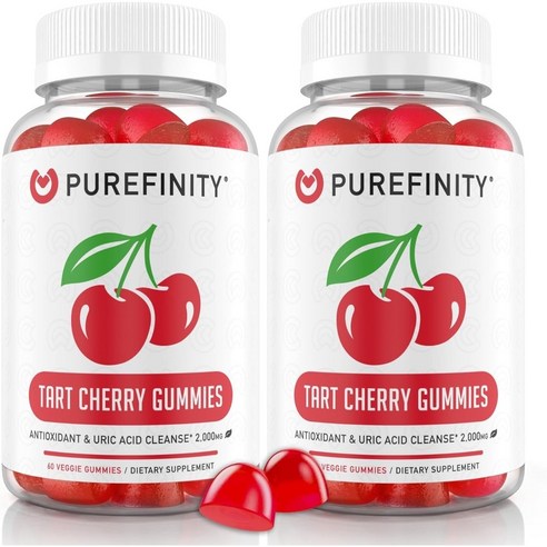 타트 체리 2병 1팩 4000mg 120구미 초고함량 미국산 Tart Cherry, 60카운트(1팩), 2개