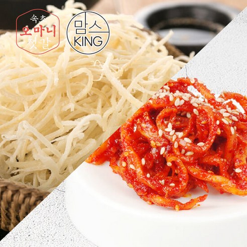 [맘스킹]속초오마니젓갈 진미채무침 350g, 1개