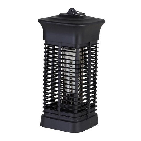모기 램프 모기 파리 벌레 곤충 Zapper 펠러 실내 뒤뜰 벌레 구충제 모기 박멸 기 실내, 29x12cm, 검정, ABS + 플라스틱