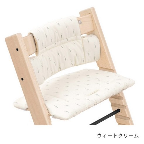 스토케 트립 트랩 클래식 쿠션 STOKKE TRIPP TRAPP 하이체어 쿠션 정품 일본 직배송, 위트 크림, 1개