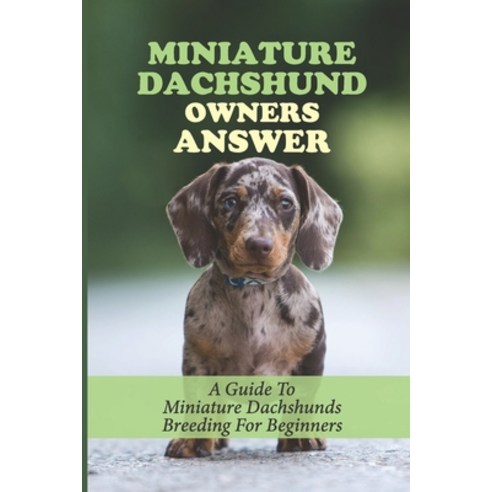 (영문도서) Miniature Dachshund Owners Answer: A Guide To Miniature Dachshunds Breeding For Beginners: Ho... Paperback, Independently Published, English, 9798548138057