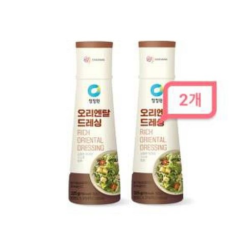 청정원 오리엔탈드레싱325g, 325g, 2개