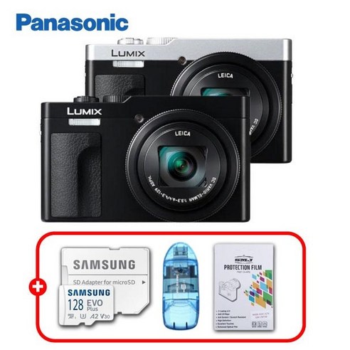 파나소닉 정품 LUMIX DC-TZ99 / 프리미엄 패키지 / 128G+리더기+액정보호필름 증정 / TJ, 실버