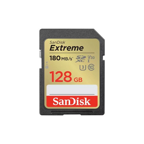 샌디스크 익스트림 SDXC 128GB: 빠르고 내구성 있는 4K 영상 촬영을 위한 프리미엄 메모리카드