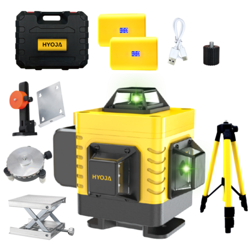 정밀 측량을 위한 효자 4D 16라인 그린 레이저 레벨기