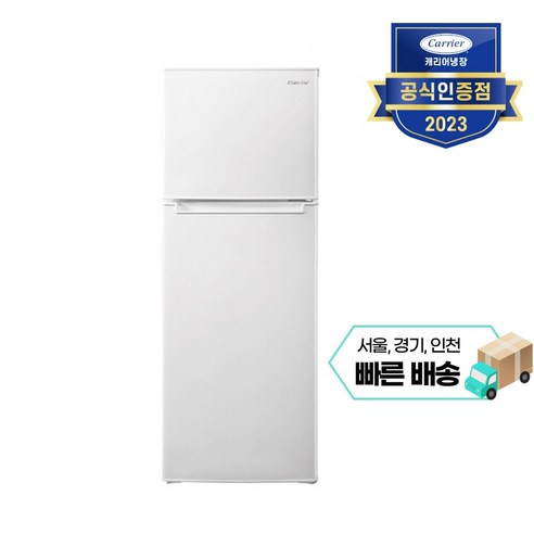 캐리어 클라윈드 2도어 냉장고 182L CRF-TD182WDE, 단품, 단품