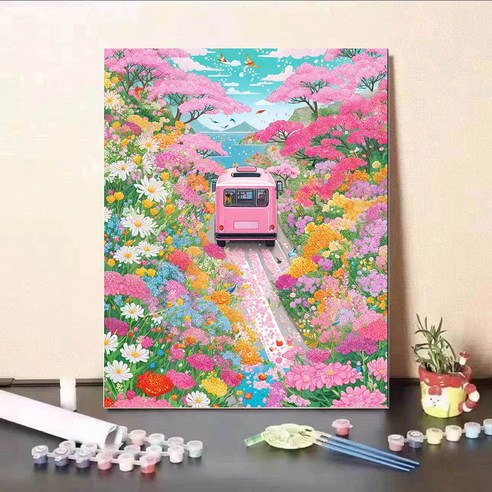 GOOD MOMENT 명화 그림그리기 DIY 그림그리기 선물 장식 다용도 취미DIY, 1개