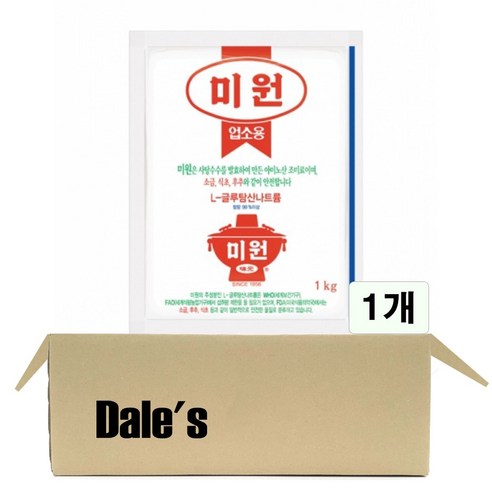 데일즈기획 대상 미원, 1kg, 1개
