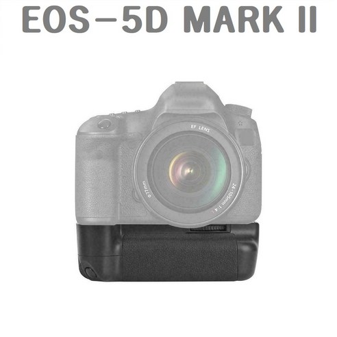 퓨어클리어 캐논 EOS-5D MARK II 배터리그립 호환 세로그립, 1개, 캐논 EOS-5D MARK II 호환 배터리그립