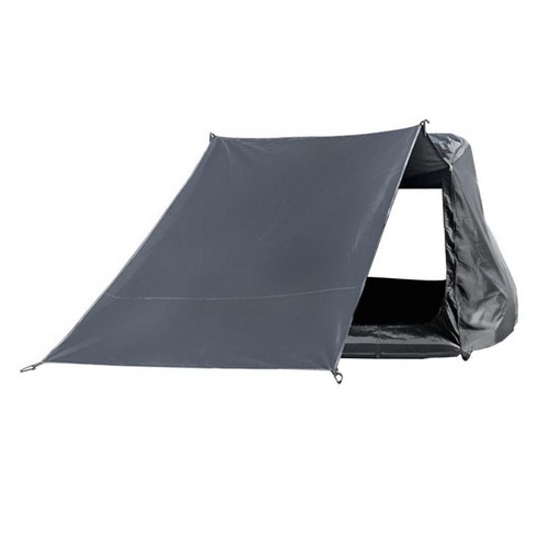 SUV 간선 천막 방수 차 후방 연장 여행 경량 차양 닫집, 126x160x106cm, 옥스포드 천, 검은 색
