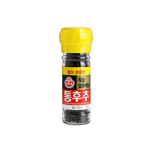 오뚜기 향이생생한 직접갈아먹는 통후추, 50g, 1개 가루/조미료/오일 Best Top5